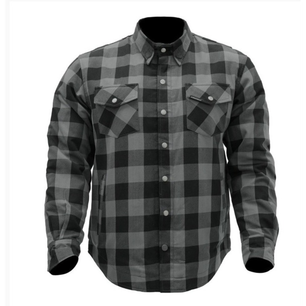 CASTLE X MEN'S LINK FLANNEL RIDING SHIRT 2XL